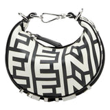 Fendi x Marc Jacobs Fendigraphy Black and White Nano Hobo Bag