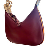 Gucci Attaché Burgundy Leather Small Shoulder Bag