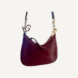 Gucci Attaché Burgundy Leather Small Shoulder Bag