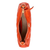 Gucci GG Quilted Matelassé Orange Leather Mini Shoulder Bag