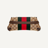 Gucci Horsebit Supreme Canvas Web Stripe Small Chain Shoulder Bag