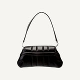 Gucci Horsebit Vertical Black Quilted Leather Small Chain Shoulder Bag