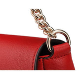 Gucci Soho Disco GG Tassel Chain Red Leather Flap Crossbody Bag