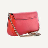 Gucci Soho Disco GG Tassel Chain Red Leather Flap Crossbody Bag