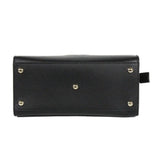 Gucci Soho Black Leather Structured Small Tote Crossbody Bag