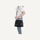 Gucci Soho Black Leather Structured Small Tote Crossbody Bag