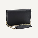 Gucci Soho Wallet on Chain Black Leather Cross Body Clutch Bag