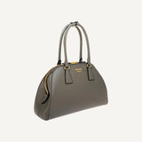 Prada Saffiano Marmo Gray Soft Calfskin Medium Top Handle Handbag
