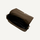 Alexander McQueen Army Green Nylon Graffiti Skull Shoulder Bag