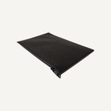 Alexander McQueen Black Leather Perforated Flat Pouch Wallet