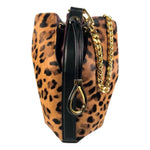 Alexander McQueen The Bucket Bag Leopard Print Pony Hair