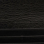 Balenciaga Antracite Grey Arena Leather Long Wallet