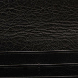 Balenciaga Antracite Grey Arena Leather Long Wallet