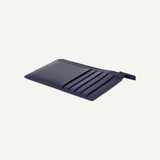 Balenciaga Cash Navy Leather Large Coin Card Holder Wallet
