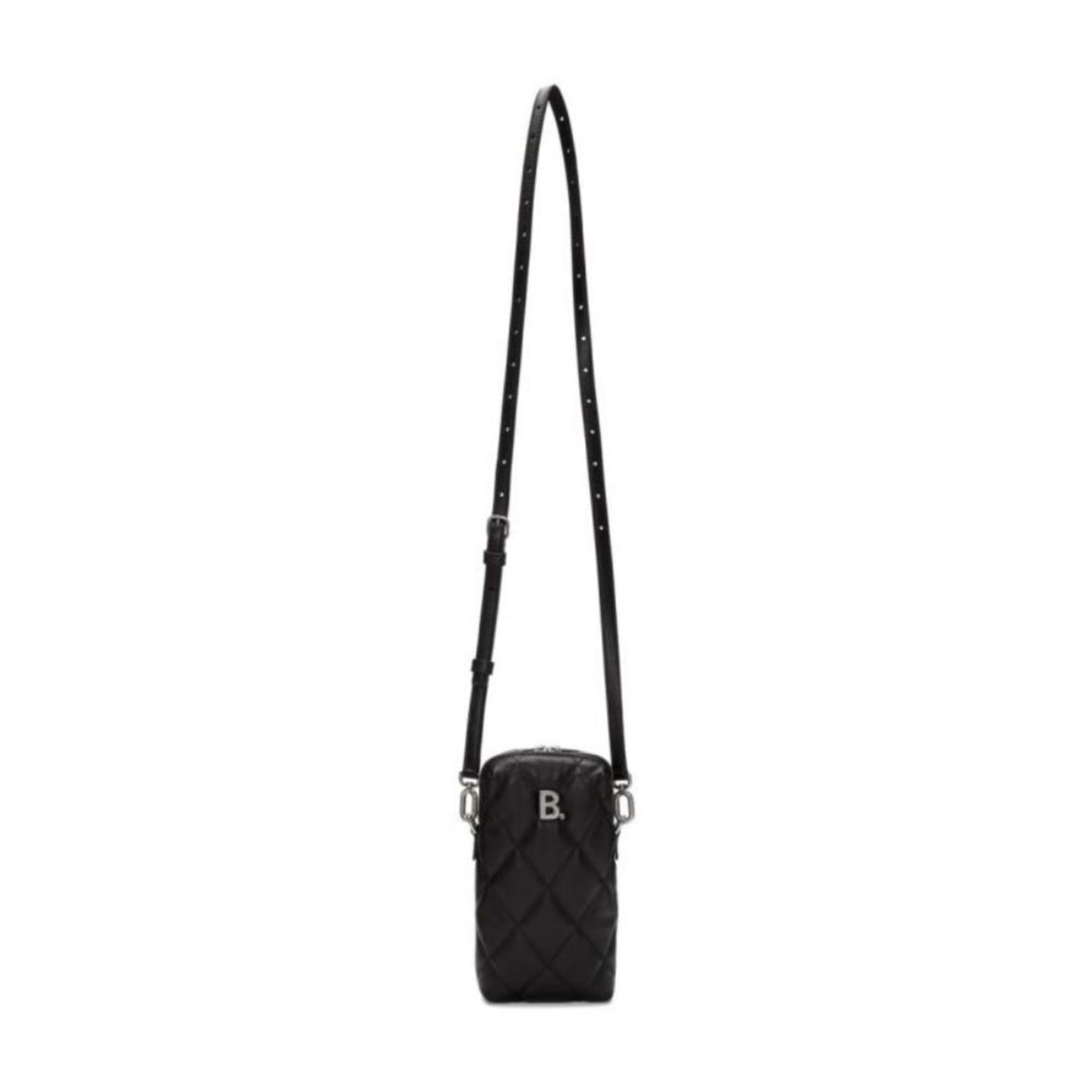 Balenciaga Touch Black Nappa Leather Quilted Puffy Bag