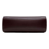 Bottega Veneta The Clip Grape Purple Calfskin Leather Shoulder and Crossbody Bag