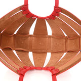 Bottega Veneta The Shell Bag Chili Tomato French Calfskin Handbag