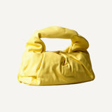 Bottega Veneta The Shoulder Pouch Sherbert Yellow Nappa Shoulder Bag
