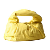 Bottega Veneta The Shoulder Pouch Sherbert Yellow Nappa Shoulder Bag