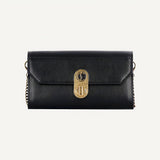 Christian Louboutin Elisa Black Paris Convertible Shoulder Belt Bag