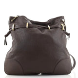 Gucci 1955 Morsetto Large Brown Leather Horsebit Drawstring Bucket Bag
