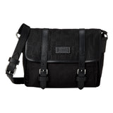 Gucci Guccissima Monogram Nylon Leather Double Buckle Messenger Bag