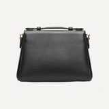 Gucci Interlocking G Black Calf Leather Chain Crossbody Bag