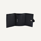 Jimmy Choo Cheri Dark Blue Leather Trifold Walllet