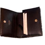 Jimmy Choo Farone Animal Print Leather Card Case Wallet