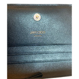Jimmy Choo Farone Animal Print Leather Card Case Wallet