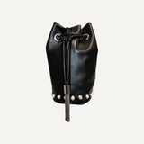 Jimmy Choo Marcheline Black Pearl Small Bucket Crossbody Bag