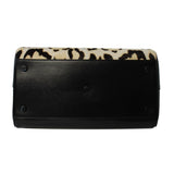 YSL 12 Hour Calfskin Leather Pony Hair Duffle Bag