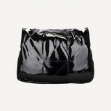YSL Jamie Black Patent Leather Chain Strap Large Shoulder Bag
