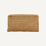 YSL Kate 99 Beige Raffia Woven With Tassel Crossbody Bag