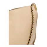 YSL Suzanne Beige Calfskin Leather Chain Hobo Bag