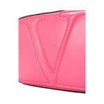 Valentino Garavani VLogo Walk Crossbody Bag Pink Calf Leather Medium