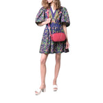 Valentino Garavani VLogo Walk Crossbody Bag Pink Calf Leather Medium