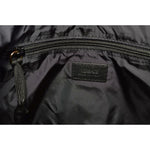 Versace Black Nylon Barocco Signature Print Drawstring Backpack
