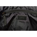 Versace Black Nylon Barocco Signature Print Drawstring Backpack