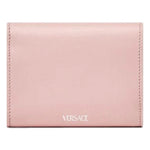 Versace Medusa 95 Dusty Pink Tri Fold Snap Wallet Card Holder