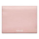 Versace Medusa 95 Dusty Pink Tri Fold Snap Wallet Card Holder