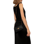 Versace Medusa 95 Small Black Wallet on Chain Crossbody Bag